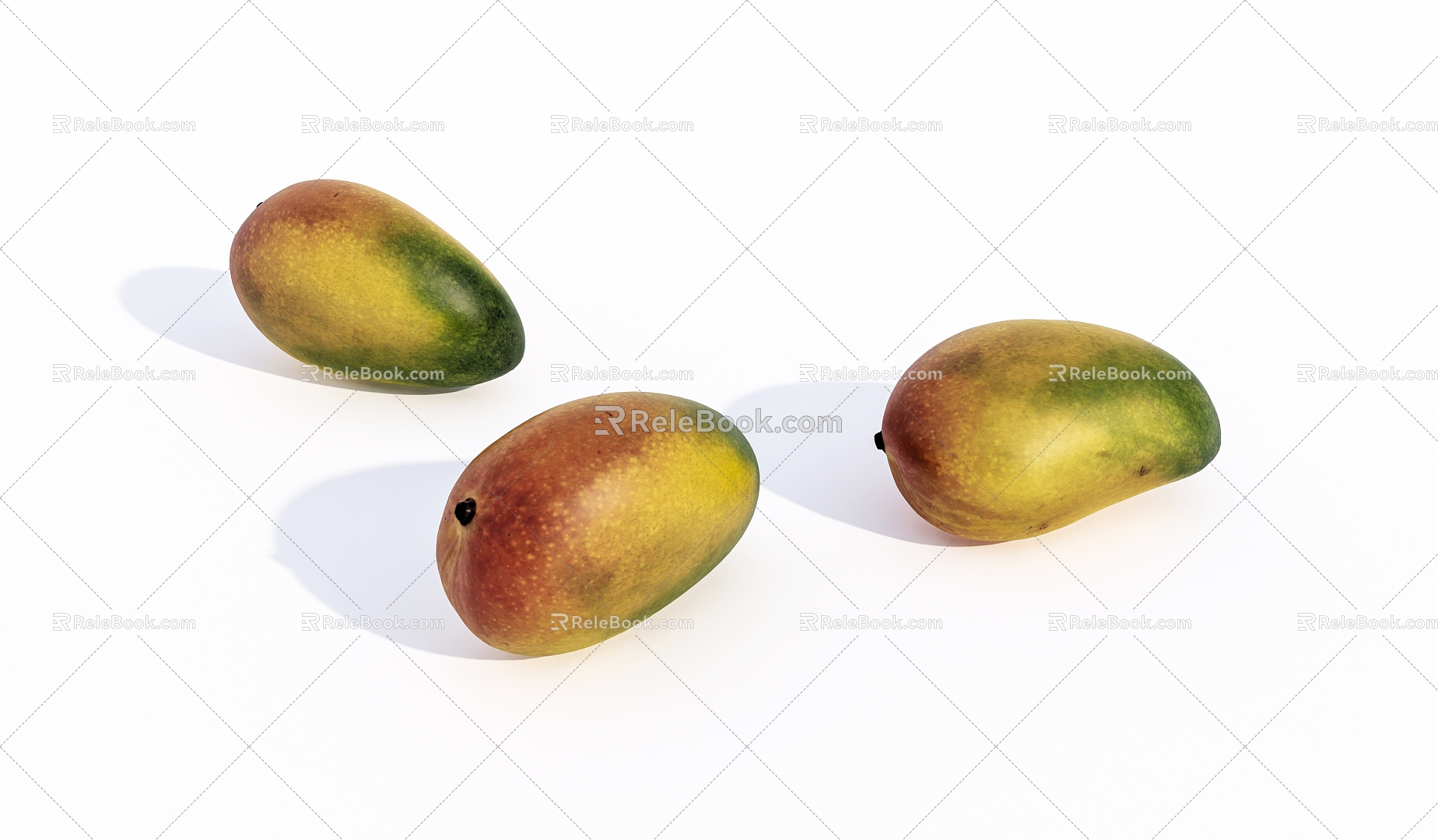 Fruit Mango 3d model