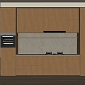 Modern Cabinet Solid Wood Cabinet 3d model