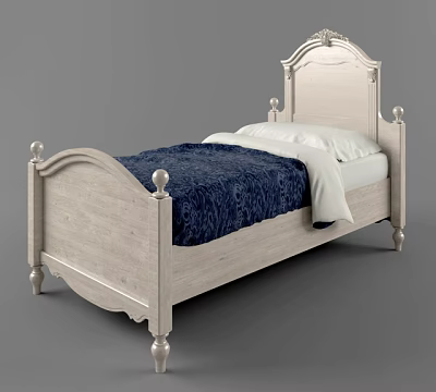 Single Bed 3d model