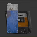 Vintage Household Items Classic Cassette Tape and Walkman Box with Retro Design
