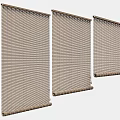 Bamboo Roller Blinds With Natural Material For Home Window Decor And Light Filtering