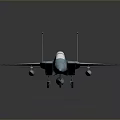 3D Rendered Light Blue Fighter Jet Model With Streamlined Design And Cockpit