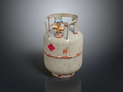 Gas Tank Gas Tank Natural Gas Tank Gas Bottle Jar Container Realistic 3d model