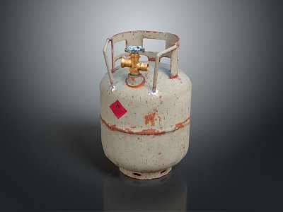 Gas Tank Gas Tank Natural Gas Tank Gas Bottle Jar Container Realistic 3d model