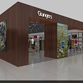 Modern Clothing Store Interior With Grangers Patagonia Apparel Shelves And Displays