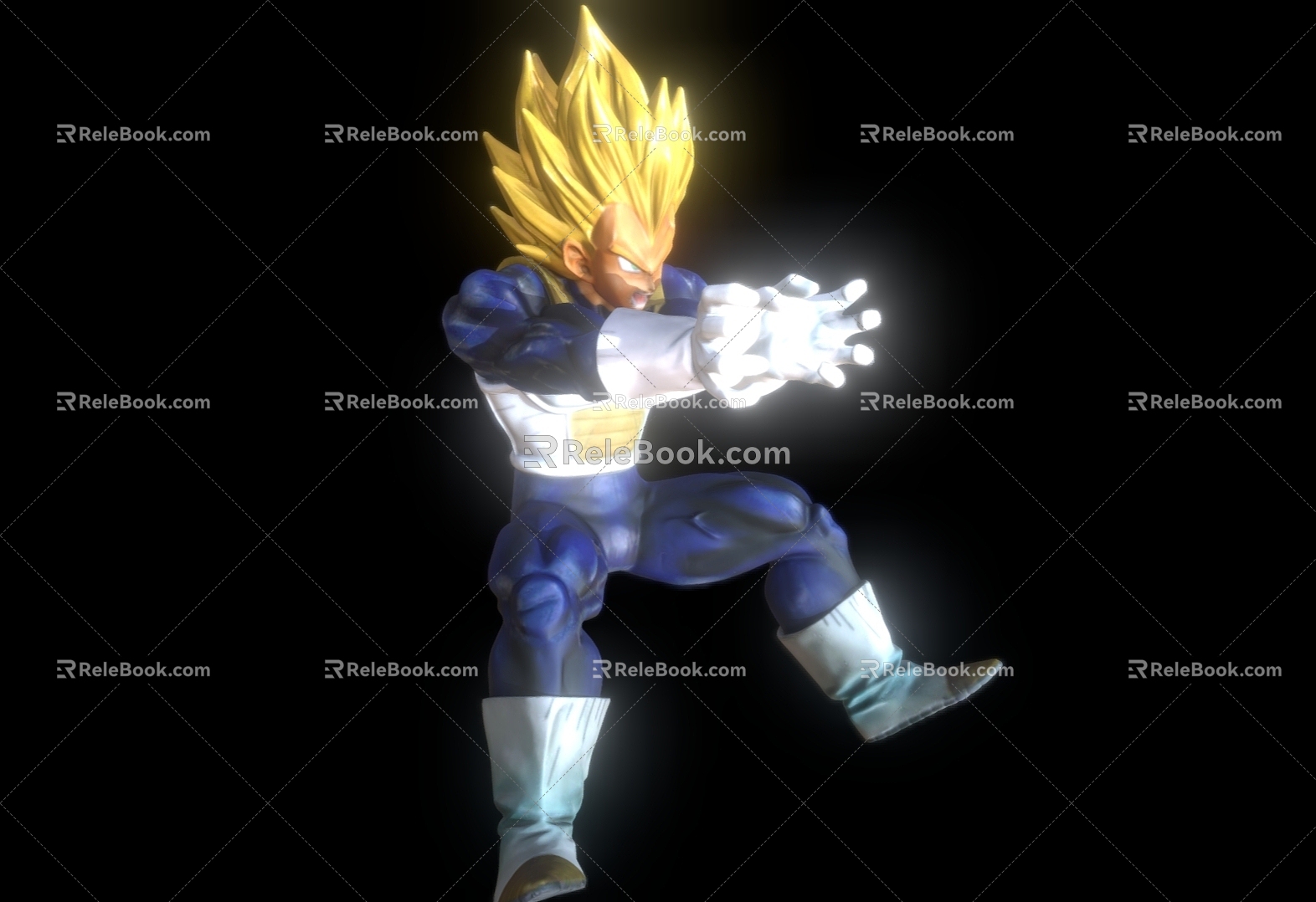 Dragon Ball Figure Hand-made Begita Saiya 3d model