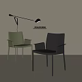 Modern Poliform Dining Chairs With Sleek Armrests And Minimalist Design In Neutral Tones
