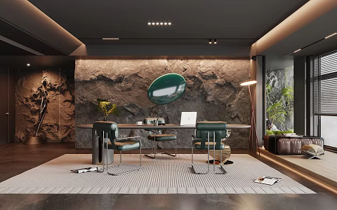 Modern Minotti Study 3d model