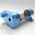 Industrial equipment five-axis machine tool matching module 1315 3d model