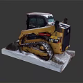 CAT Tracked Skid Steer Loader Utility Vehicle with Front Bucket for Heavy Duty Tasks