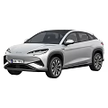 Silver Modern SUV Car With Sleek Exterior Design Front And Rear Views