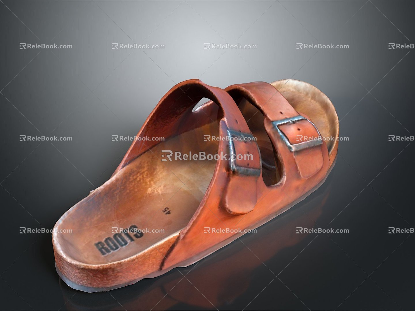 Slippers Sandals Beach Shoes Bubble Shoes Cave Shoes Realistic 3d model