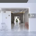 Modern K K Boutique Store Exterior With Glass Door And Circular Wall Decor