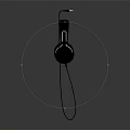Modern Headset Bluetooth Headset 3d model