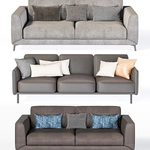 Modern Combination Sofa Business Sofa 3d model