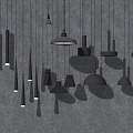 Modern chandelier 3d model