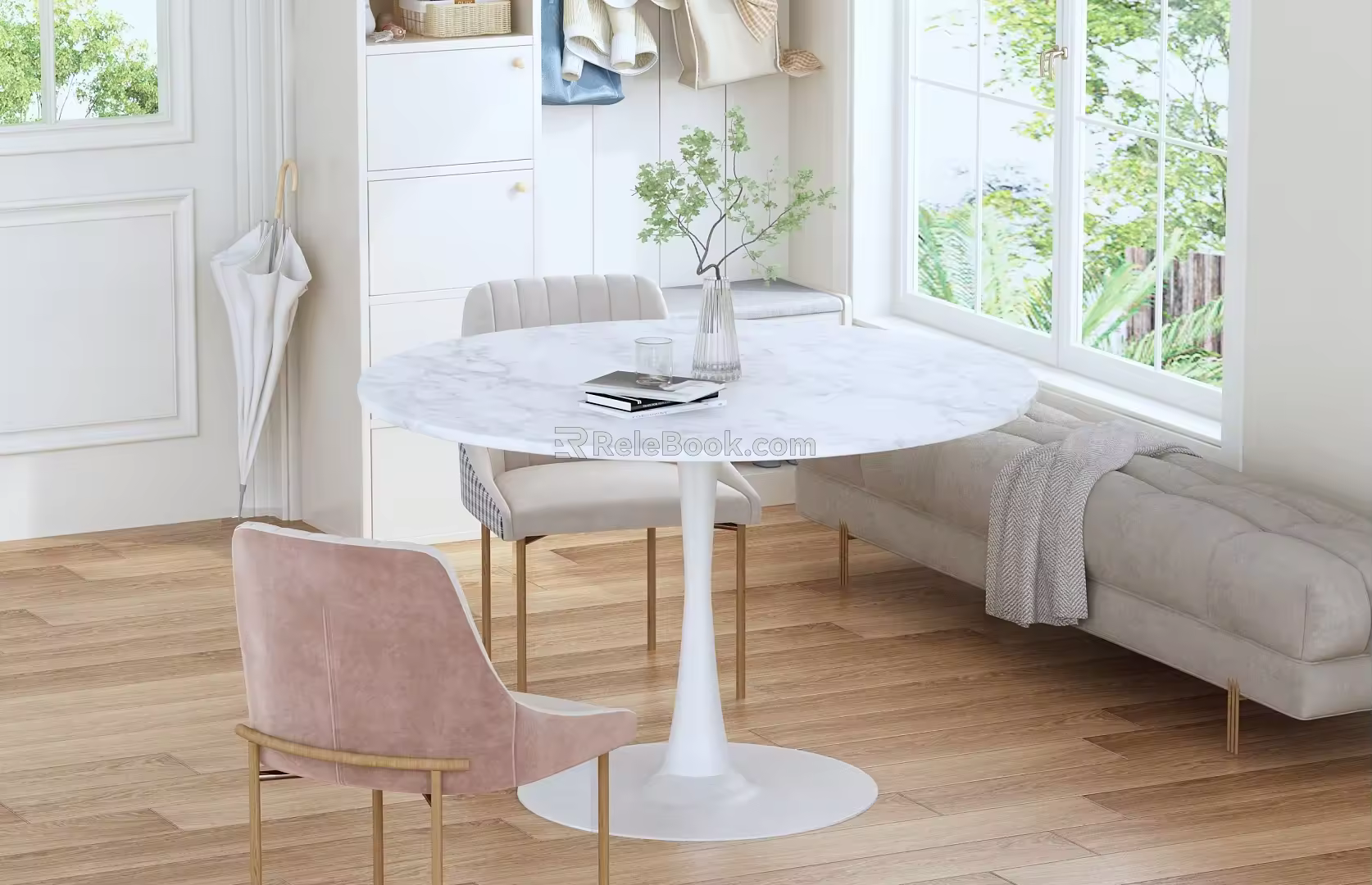Entrance Round Table 3d model