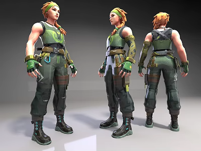 Anime Character Robot Anime Character Mechanical Character Movie Anime Character CG Character 3d model