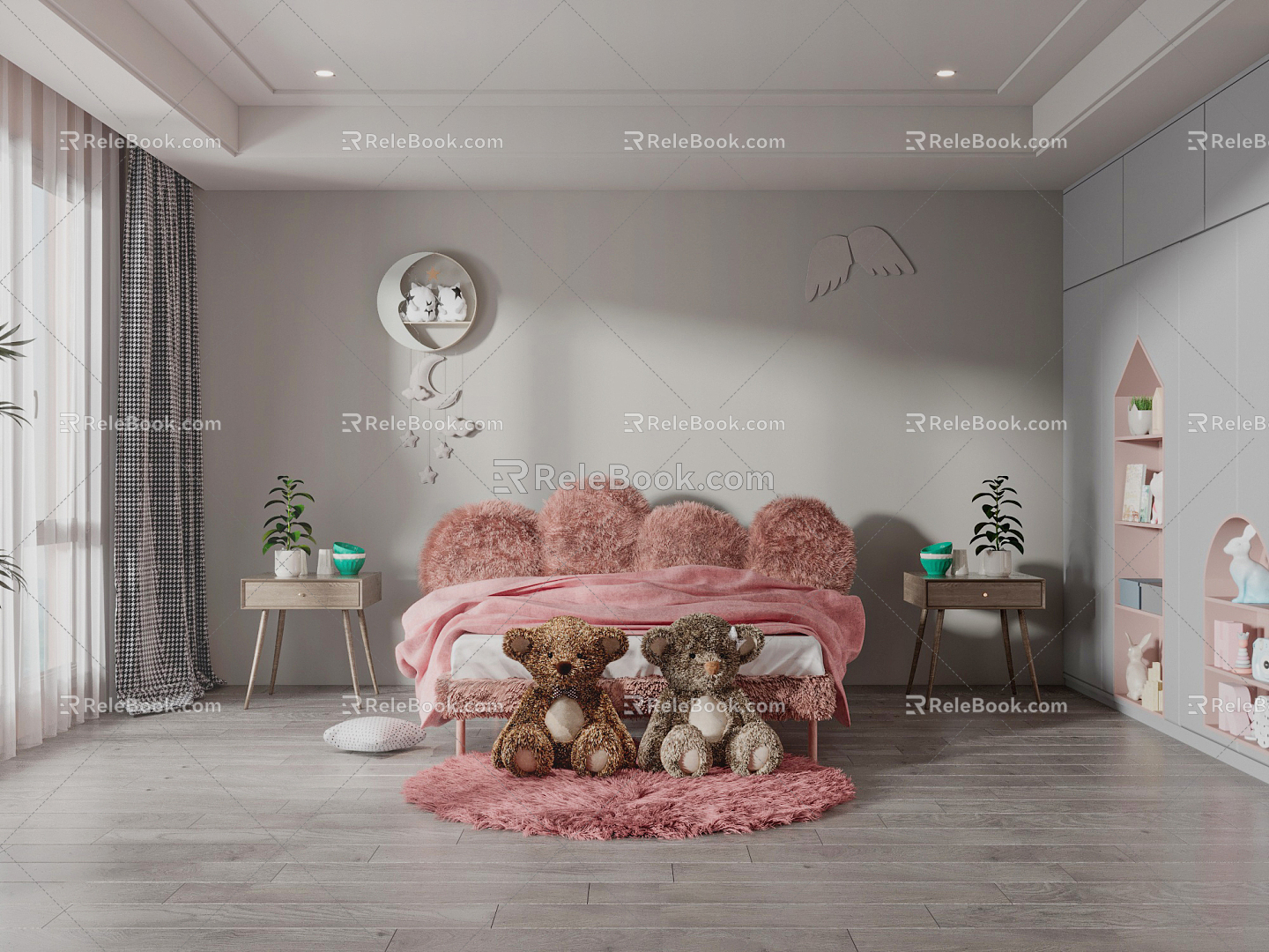 Modern Children's Room 3d model