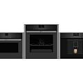 Modern Black Built in Kitchen Appliances With Oven And Coffee Machine