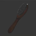 Wooden Handle Clothing Brush with Black Bristles for Garment Care and Fabric Cleaning