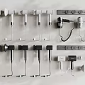 Daily Use Electrical Appliances With Modern Design Various Types And Black White Accessories