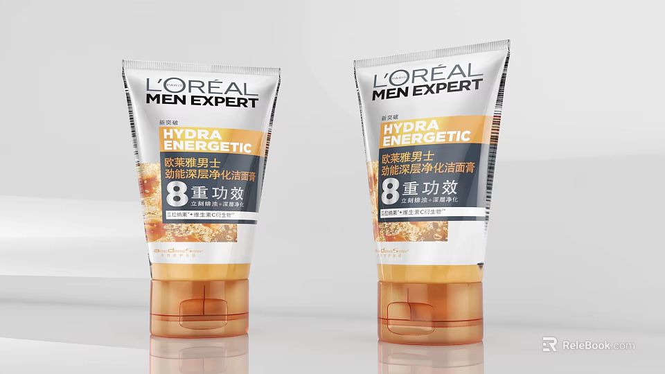 L'OREAL MEN EXPERT Hydra Fresh 8 Benefits Facial Cleanser for Men 3d model 
