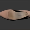 Nude Pink High Heel Shoes with Pointed Toe and Block Heel Elegant Stylish Women's Footwear