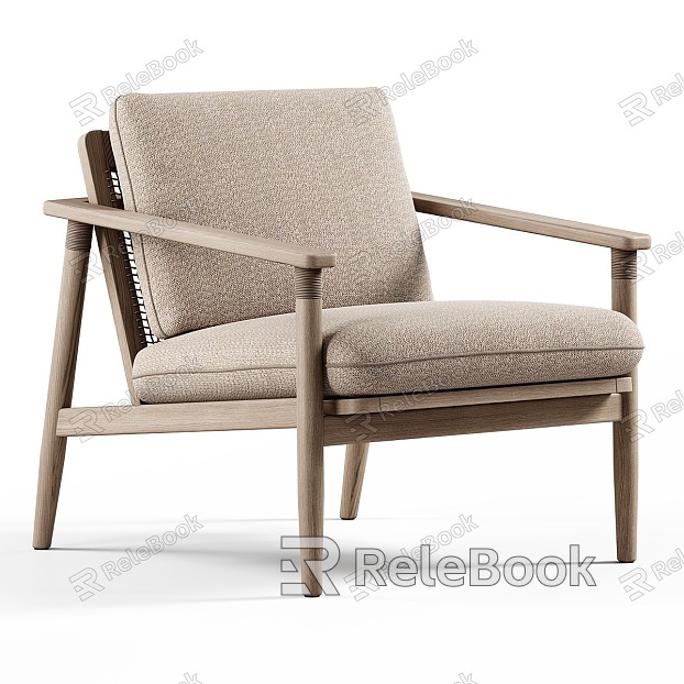 Leisure Chair Single Chair Chair Armchair model