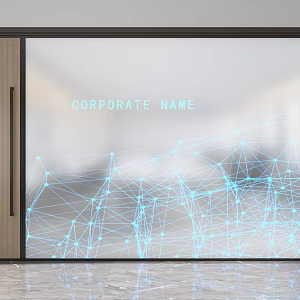 Glass high partition model 3d model