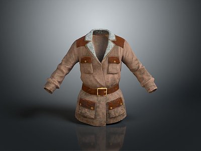 Long Clothes Long Shirt Fashion Long Shirt Coat Trenchcoat Fashion Coat Clothing Fashion 3d model