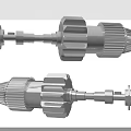 High Quality Automotive Gear Shafts With Precision Gears And Transmission Components