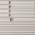 Decorative Gypsum Crown Moldings in Various Styles for Home Interior Design