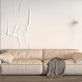Baxter modern double sofa 3d model