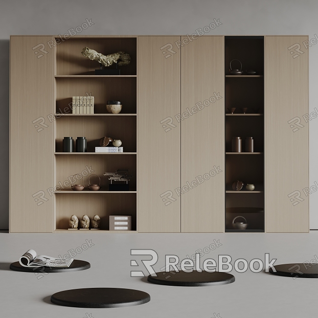 Tea Set Tea Cabinet model