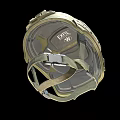 Tactical Protective Helmet With Metallic Face Shield And Adjustable Straps