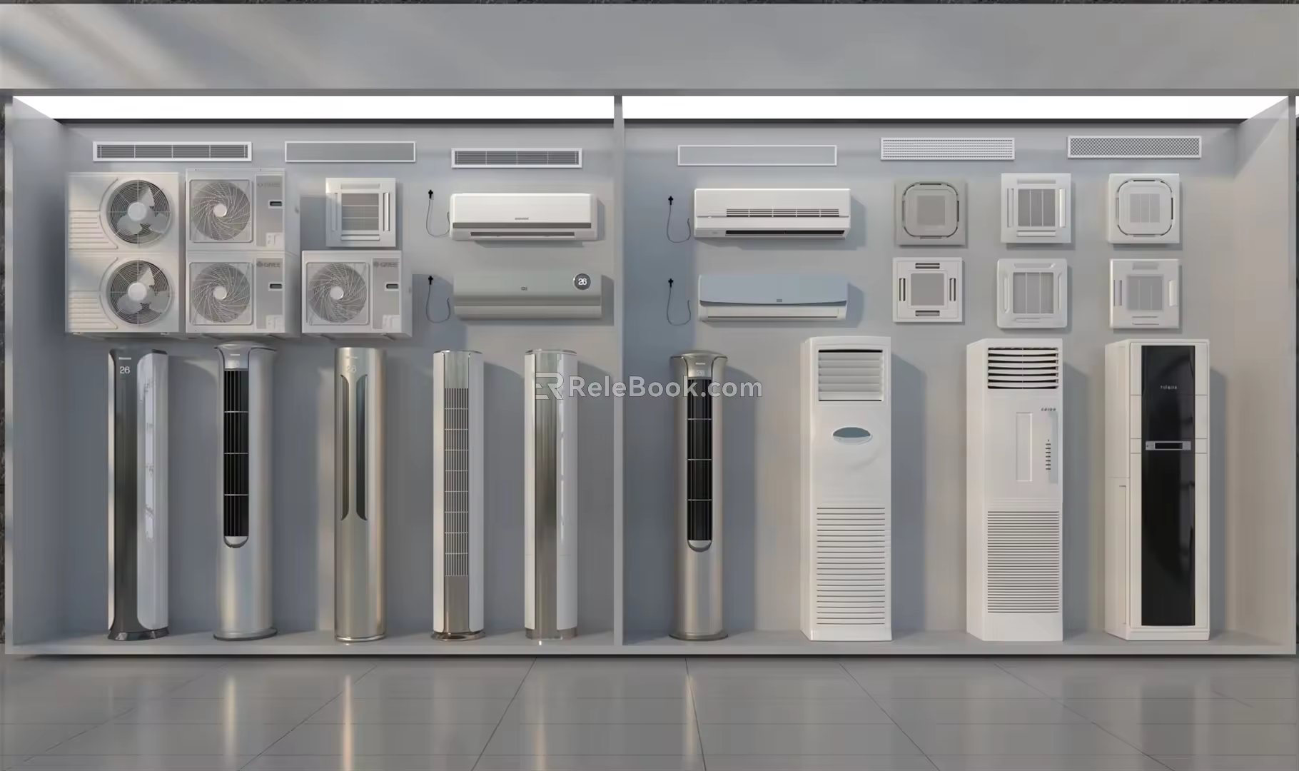 Modern air conditioning air conditioning combination 3d model