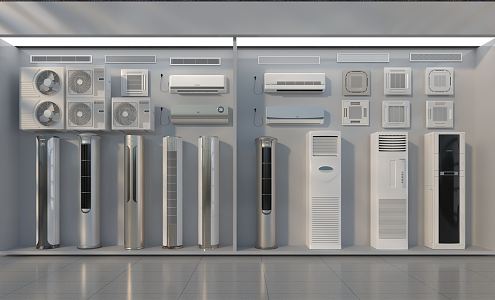 Modern air conditioning air conditioning combination 3d model