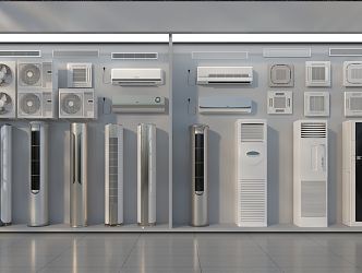 Modern air conditioning air conditioning combination 3d model