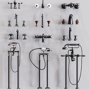 Jianou Faucet Bathroom Faucet Shower Combination 3d model