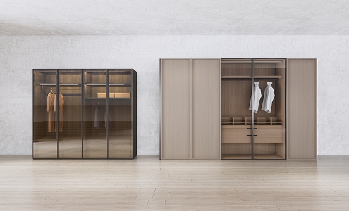 Modern wardrobe 3d model