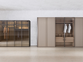 Modern wardrobe 3d model