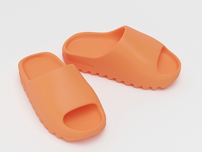 Modern slippers 3d model