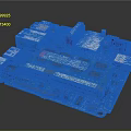Advanced Electronic Circuit Board Featuring Integrated Components Ports And Chips Design
