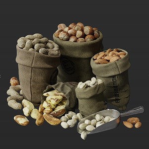 Nuts 3d model