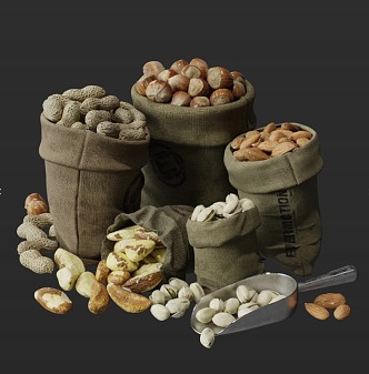 Nuts 3d model