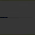 Elegant Long Blade Sword With Blue Hilt And Metal Accents Design
