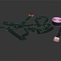 Heavy Duty Black Commercial Equipment Straps with Metal Buckles for Secure Bundling