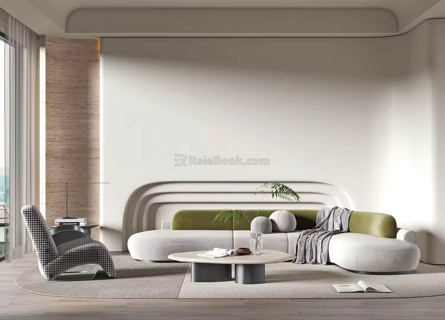 Modern Sofa Coffee Table Combination Sofa Coffee Table 3d model