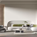 Modern Sofa Coffee Table Combination Sofa Coffee Table 3d model